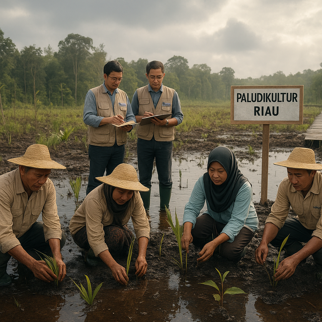 Restorasi Gambut dengan Paludikultur di Riau: Tanaman Basah yang Menyelamatkan Lahan