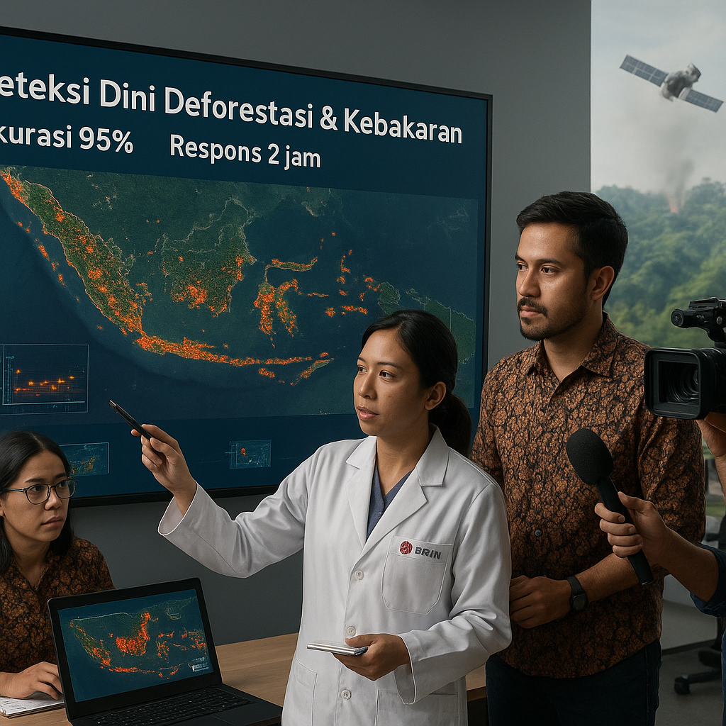Aplikasi AI BRIN untuk Monitoring Hutan: Deteksi Dini Deforestasi dan Kebakaran