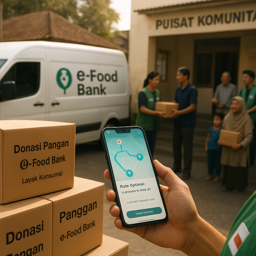 Platform 'e-Food Bank' Kembangkan Sistem Donasi dan Distribusi Pangan Antarbank untuk Atasi Food Waste