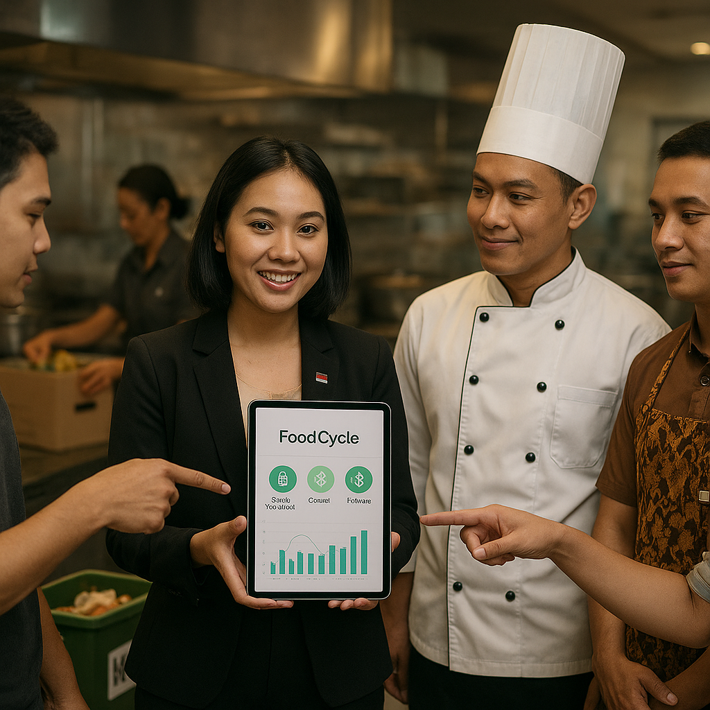 Startup Lokal Rancang Aplikasi 'FoodCycle' untuk Kurangi Sisa Makanan dari Hotel dan Restoran