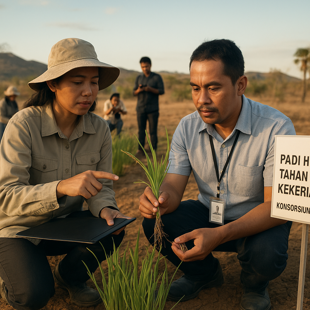 Konsorsium Peneliti Kembangkan Padi Hibrida Tahan Kekeringan untuk Lahan Kering NTT