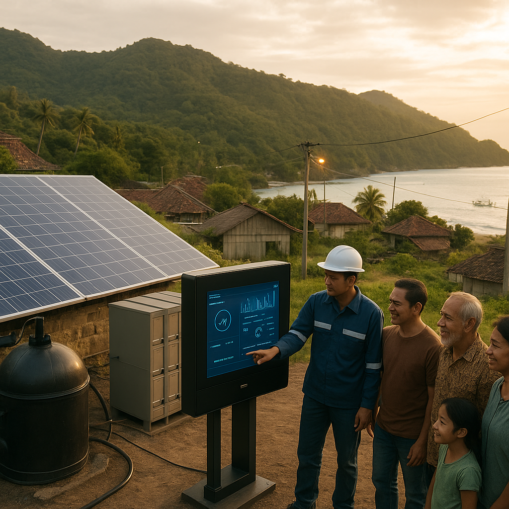 Pengembangan Smart Microgrid Tenaga Surya & Bioenergi untuk Pulau-Pulau Terpencil Indonesia