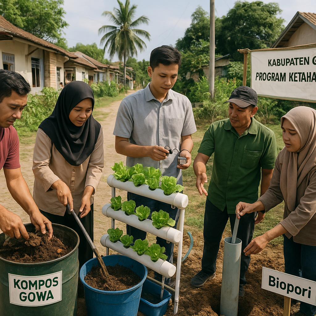 Gowa Sulsel Terapkan Teknologi Hidroponik dan Biopori untuk Tangani Sampah dan Raih Ketahanan Pangan