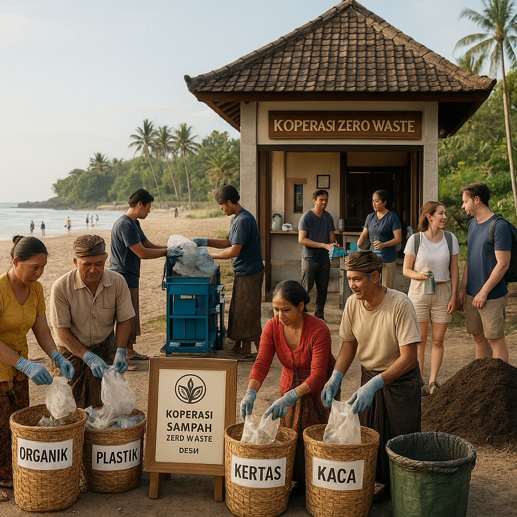 Komunitas di Bali Sukses Kembangkan Sistem 'Zero Waste' Desa Berbasis Koperasi