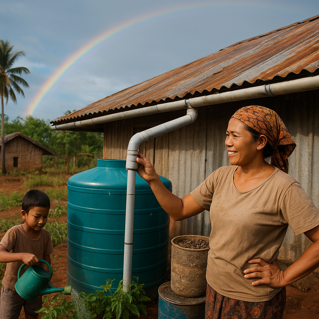 Atap Pelangi: Sistem Panen Air Hujan untuk Ketahanan Pangan di NTT