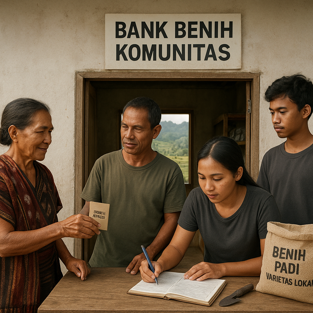 Inisiatif 'Bank Benih Komunitas' untuk Melestarikan Varietas Lokal di Flores