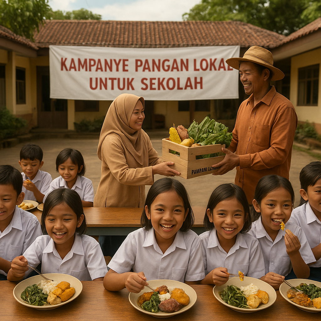 Kampanye 'Pangan Lokal untuk Sekolah' Meningkatkan Ketahanan dan Diversifikasi Menu