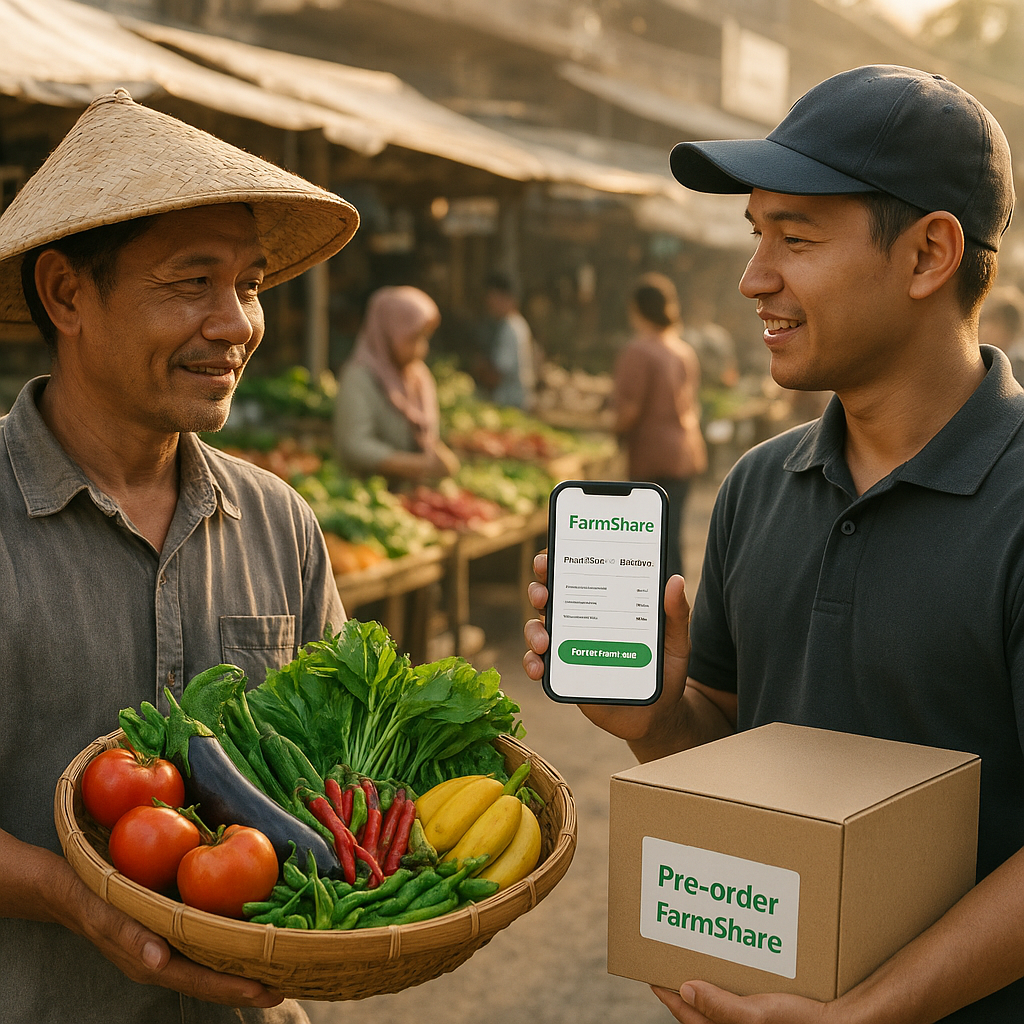Aplikasi 'FarmShare' Koneksi Petani Kecil dengan Pasar Urban untuk Kurangi Food Loss