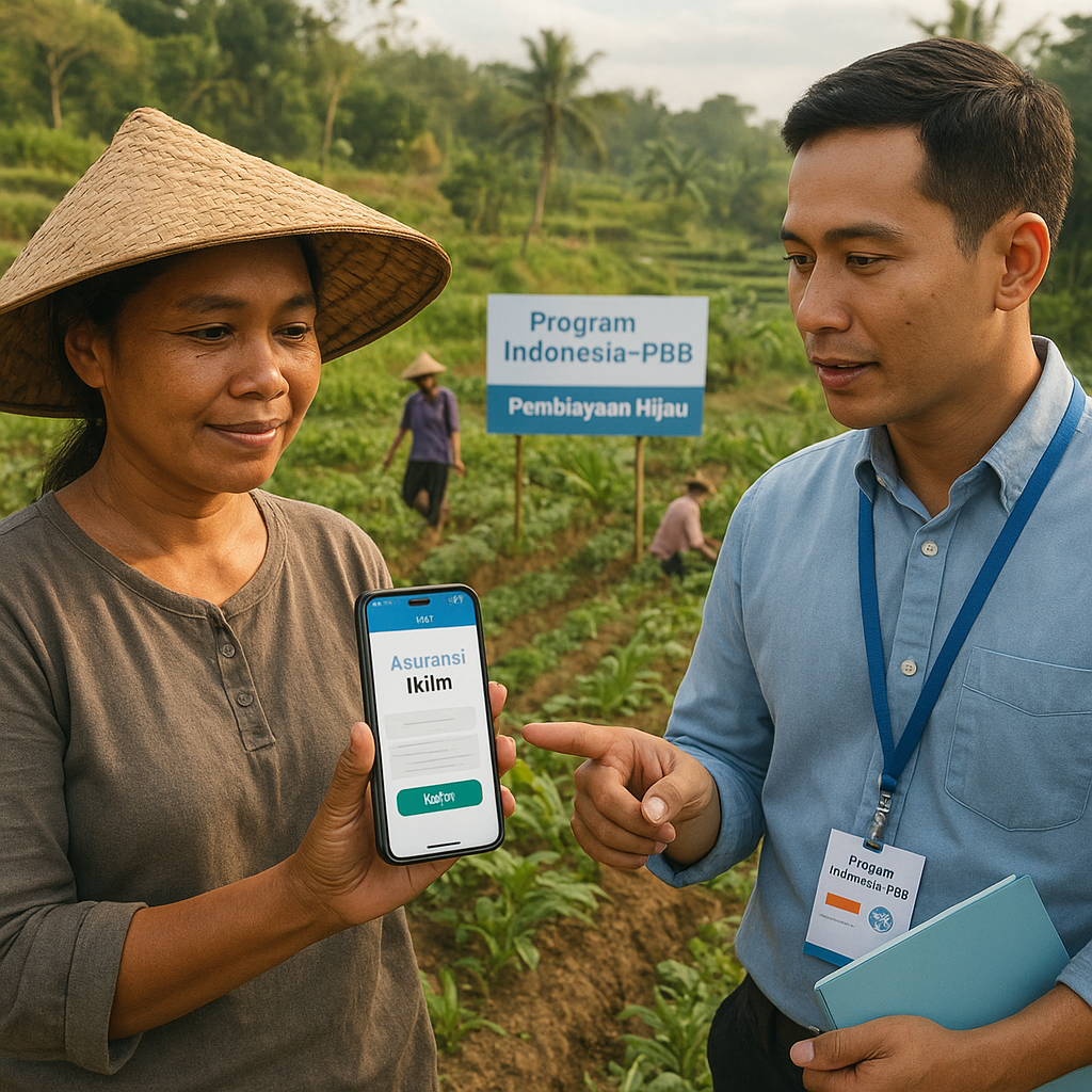 Program Indonesia-PBB Kaitkan Pembiayaan Hijau dengan Asuransi Iklim untuk Petani Skala Kecil