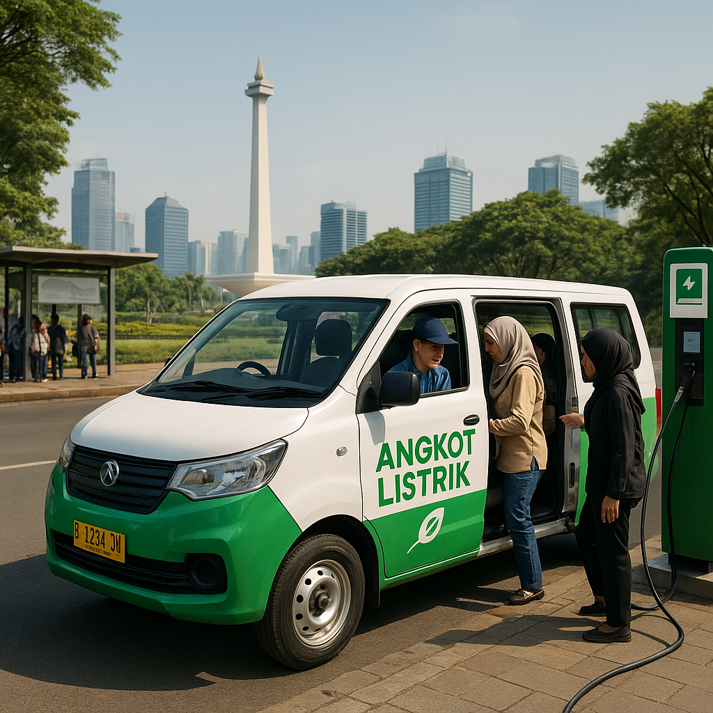 Mobil Listrik Jadi Angkutan Kota di Jakarta, Upaya Mitigasi Emisi