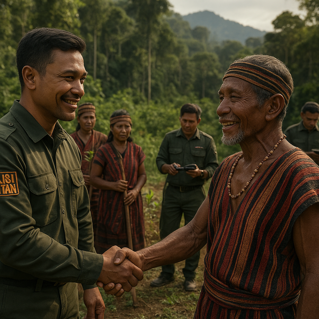 Program 'Polisi Hutan' Bersama Masyarakat Adat Berhasil Tekan Angka Deforestasi di Kawasan Taman Nasional
