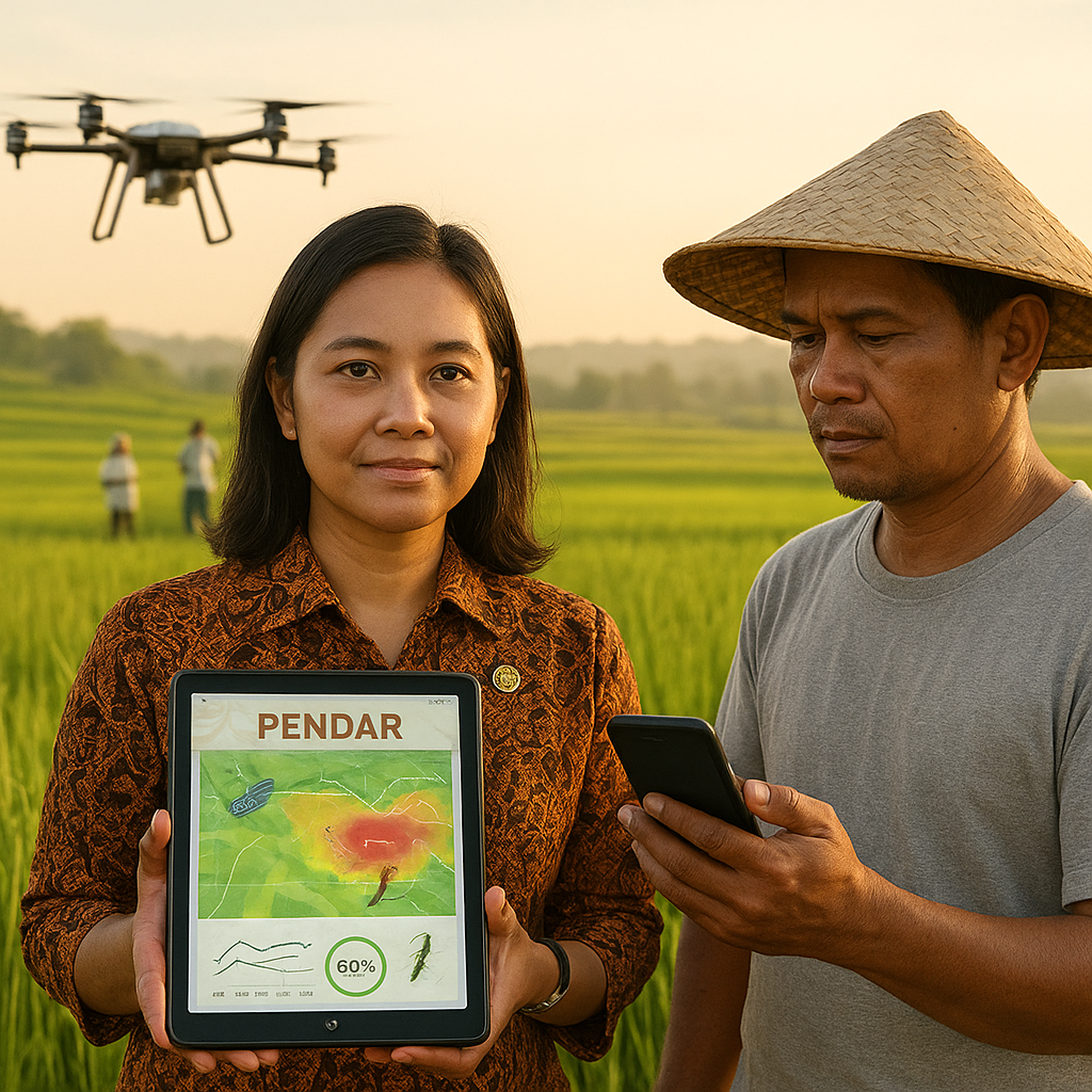 Kementan Perkenalkan Aplikasi PENDAR untuk Prediksi Dini Serangan Hama dengan Kecerdasan Buatan
