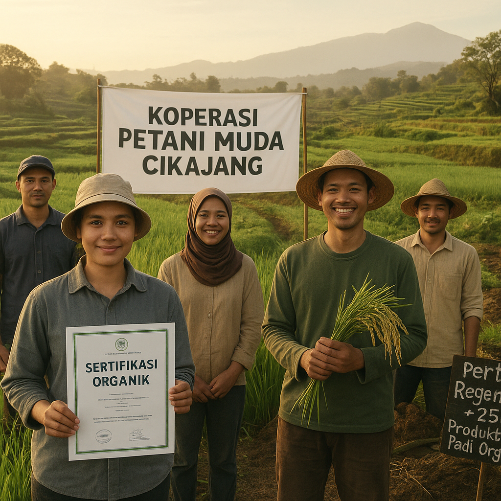 Koperasi Petani Muda Garut Sukses Terapkan Model Pertanian Regeneratif dan Capai Sertifikasi Organik