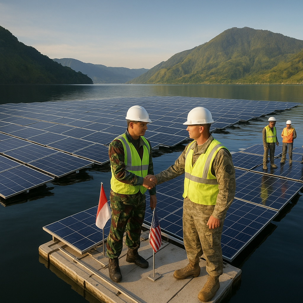 Militer AS dan Indonesia Kolaborasi Kembangkan Solar Farm Terapung di Danau Toba untuk Energi Bersih