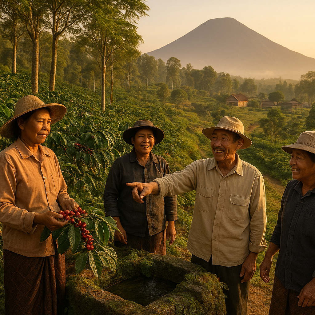 Sistem Agroforestri Berbasis Kopi di Lereng Bromo Selamatkan Sumber Air dan Tingkatkan Pendapatan Petani