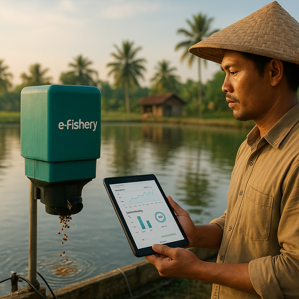 Aplikasi 'e-Fishery' Kembangkan Sistem Akuakultur Presisi untuk Efisiensi Pakan dan Kurangi Polusi Air