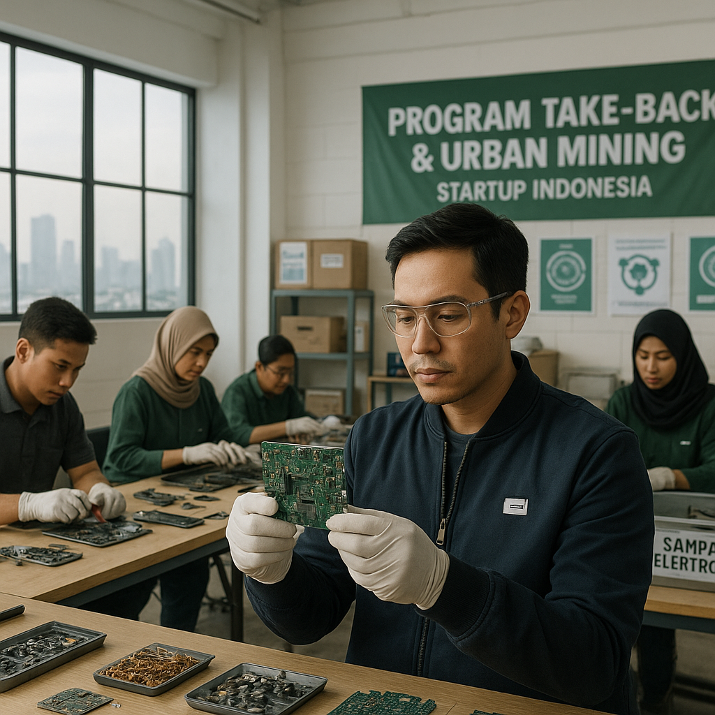 Startup Indonesia Rintis Pengelolaan Sampah Elektronik dengan Konsep Take-Back dan Urban Mining