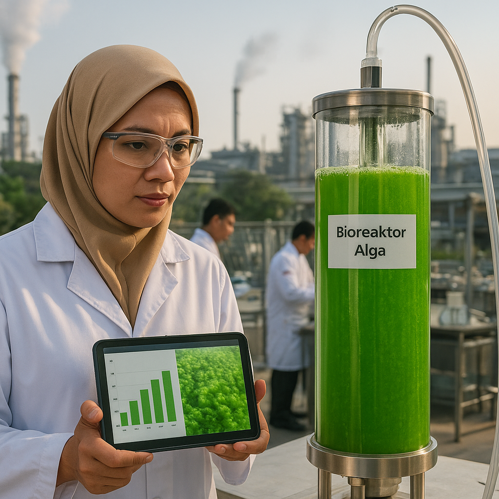Rekayasa Genetik Alga Penyerap Karbon, Solusi Baru Atasi Emisi dari Industri