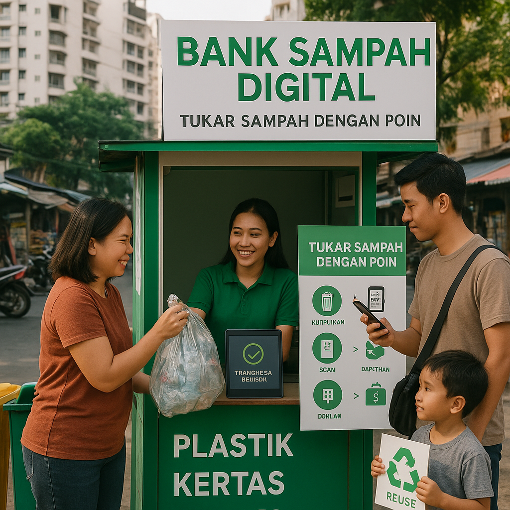 Bank Sampah Digital dengan Sistem Point-Reward Dorong Pengelolaan Limbah di Perkotaan