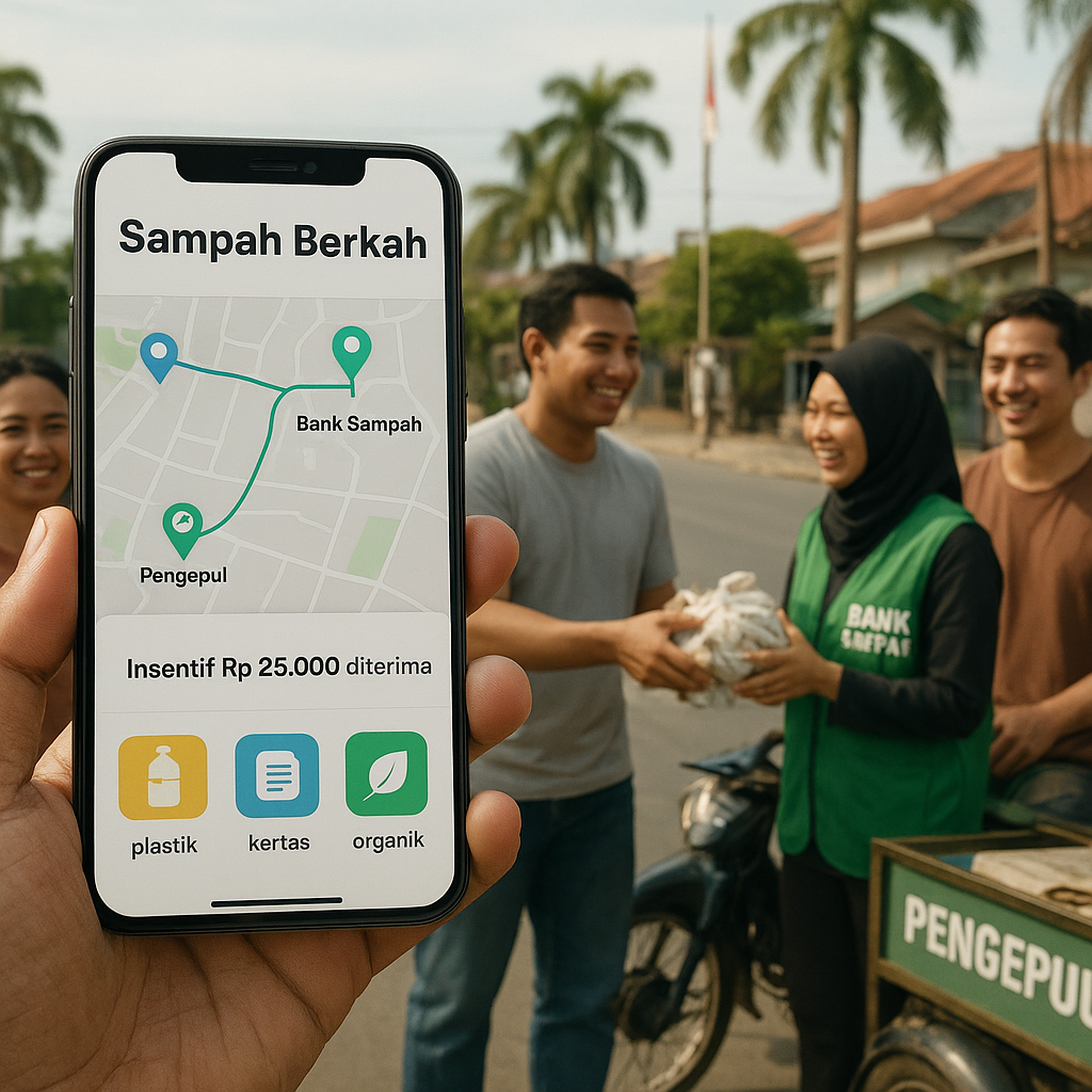 Aplikasi 'Sampah Berkah' Tingkatkan Pengelolaan Sampah Terpadu dan Ekonomi Warga di Kota Makassar