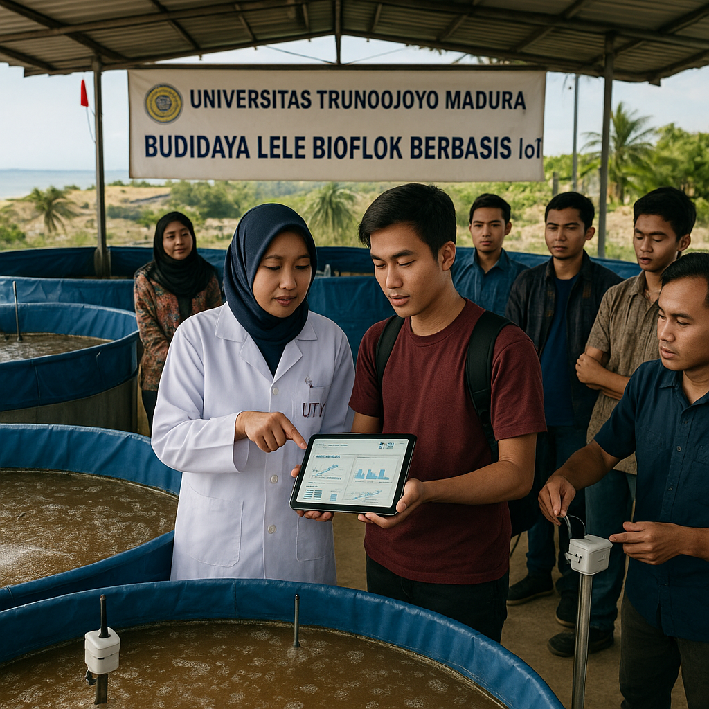 UTM Kembangkan Budidaya Lele Bioflok Berbasis IoT untuk Efisiensi dan Ketahanan Pangan