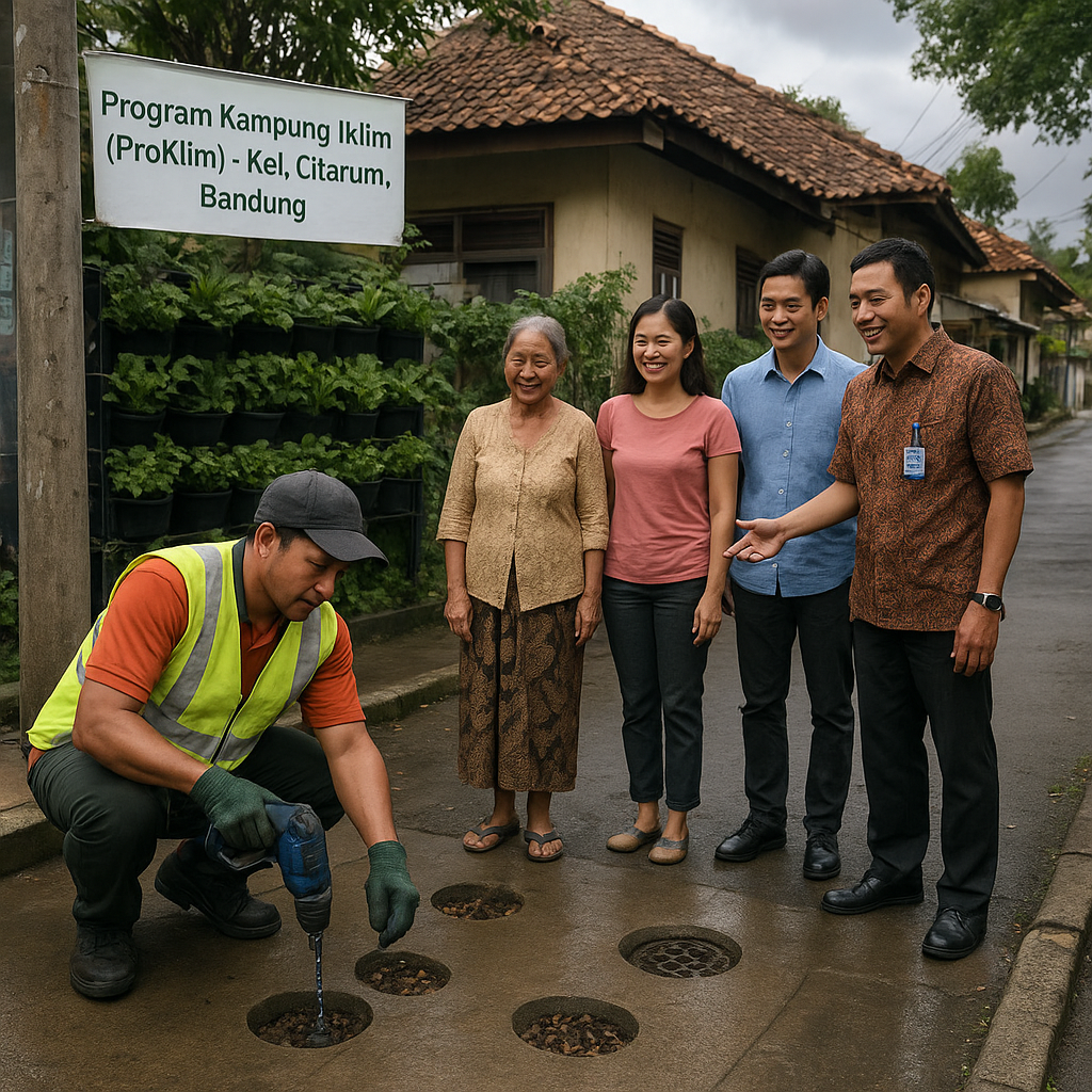 Program 'Kampung Iklim' di Bandung Turunkan Risiko Banjir dan Panaskan Ekonomi