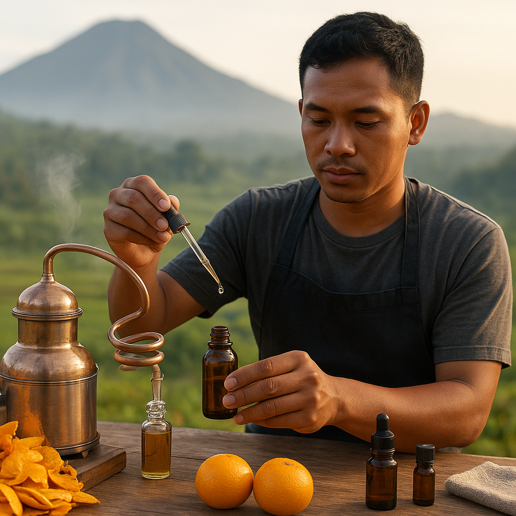 Petani Muda di Bali Kembangkan Aromaterapi dari Limbah Kulit Jeruk untuk Tingkatkan Nilai Tambah