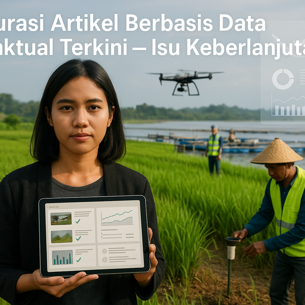 Kurasi Artikel Berbasis Data Faktual Terkini Isu Keberlanjutan