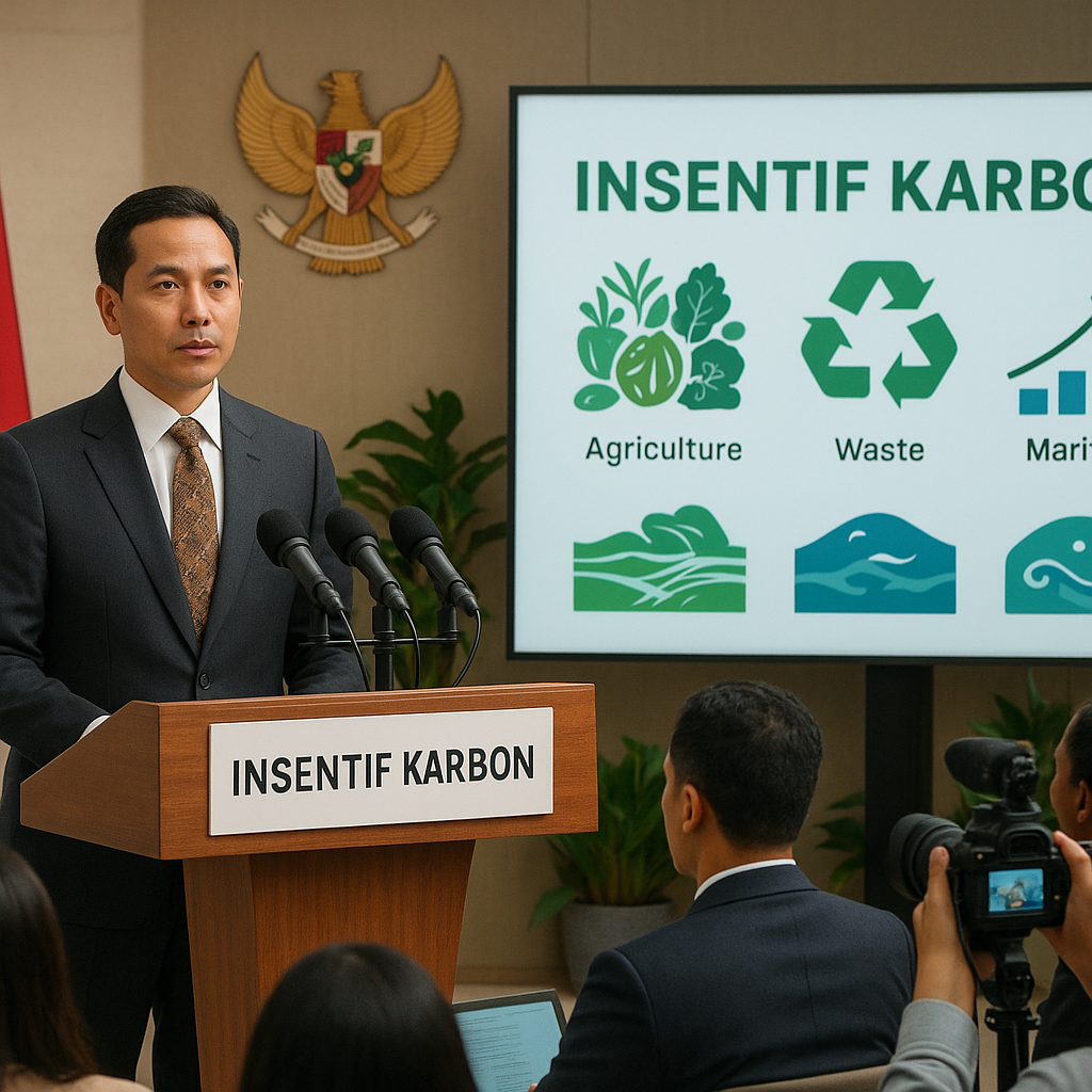 Pemerintah Tawarkan Insentif Karbon untuk Dorong Investasi Hijau di Sektor Pangan dan Sampah