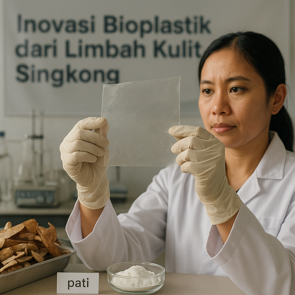 Inovasi Bioplastik dari Limbah Kulit Singkong oleh Startup Indonesia