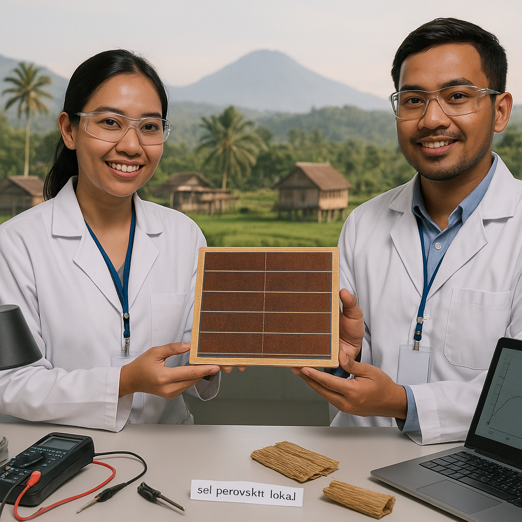 Peneliti ITB Kembangkan Panel Surya dari Bahan Lokal untuk Akses Energi di Daerah Terpencil