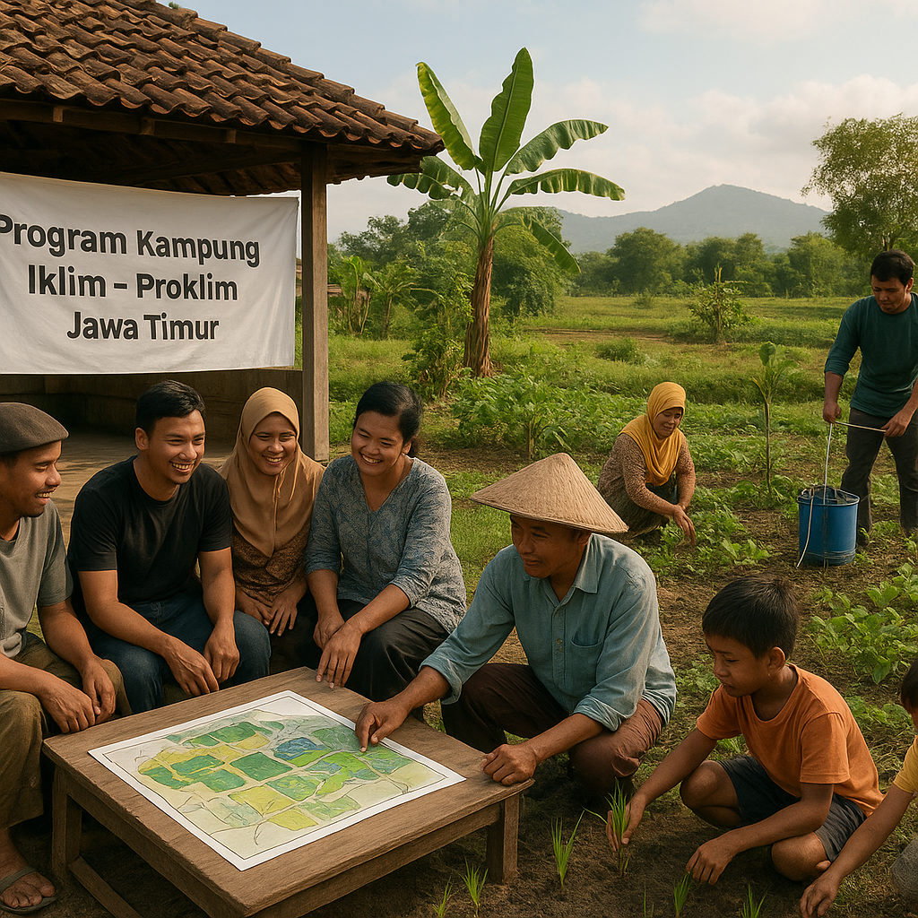 Program "Kampung Iklim" di Jawa Timur Sukses Turunkan Emisi dan Tingkatkan Ketahanan Pangan