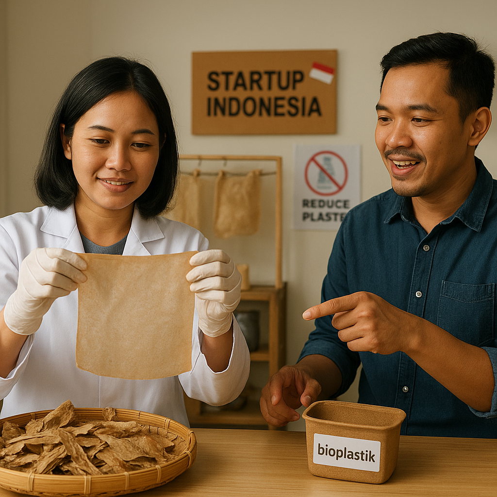 Inovasi Bioplastik dari Limbah Kulit Singkong oleh Startup Indonesia
