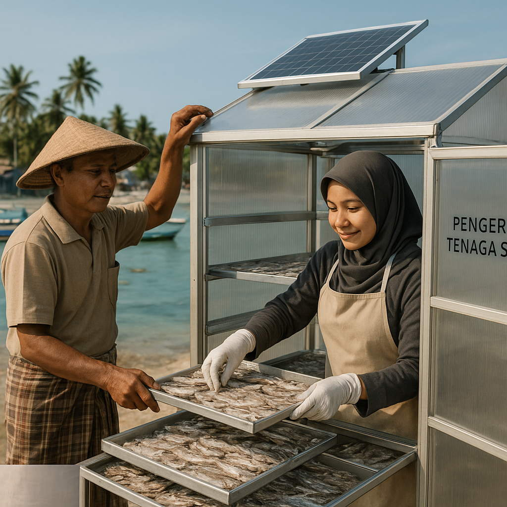Teknologi Solar Dryer Tenaga Surya untuk Pengawetan Ikan Nelayan Skala Kecil