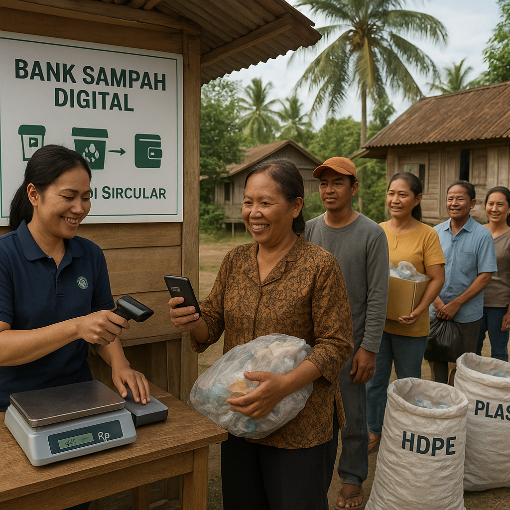 Bank Sampah Digital Mendorong Ekonomi Sirkular di Tingkat Desa