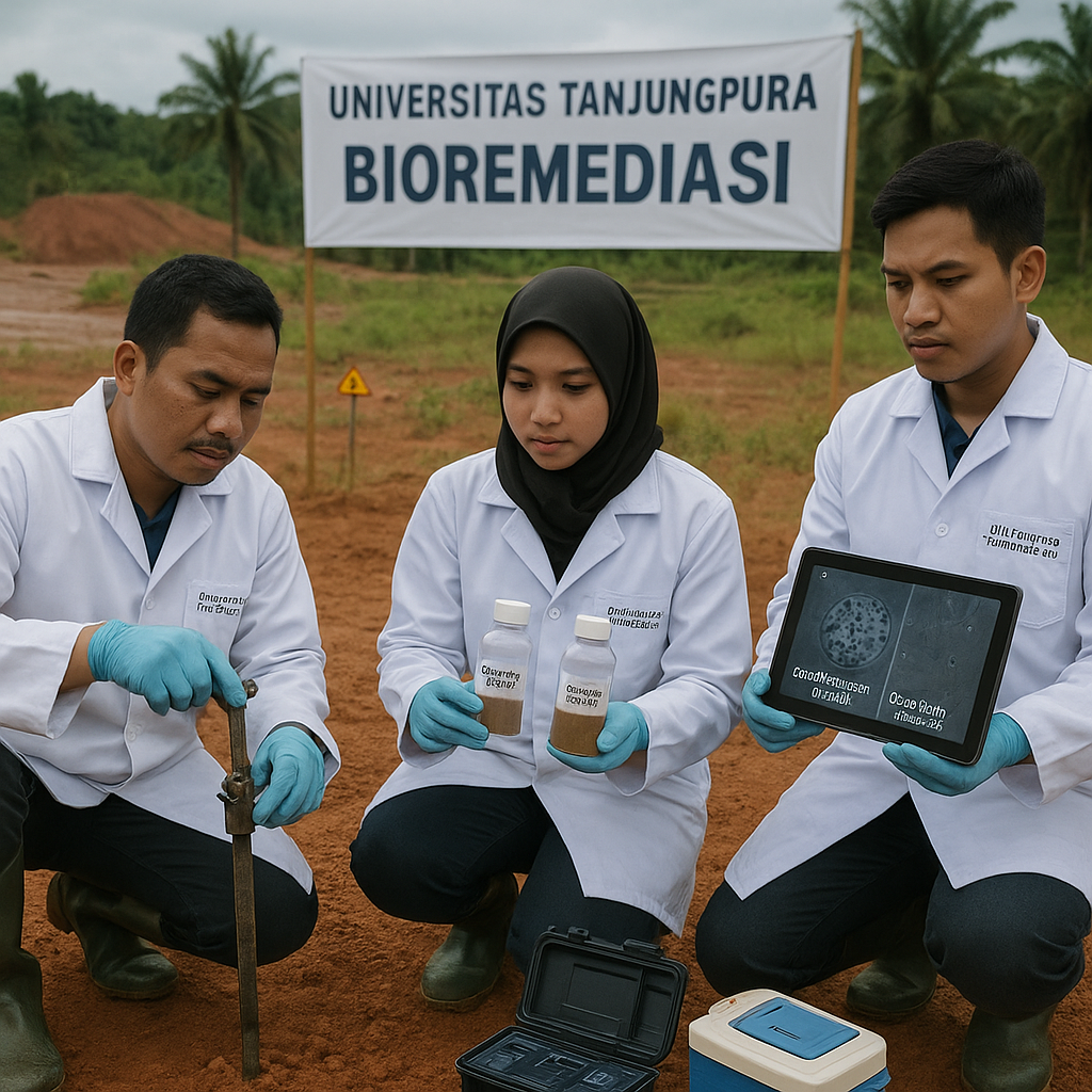 Mikroba Indigenus Pulihkan Tanah Tercemar Logam Berat di Kalimantan