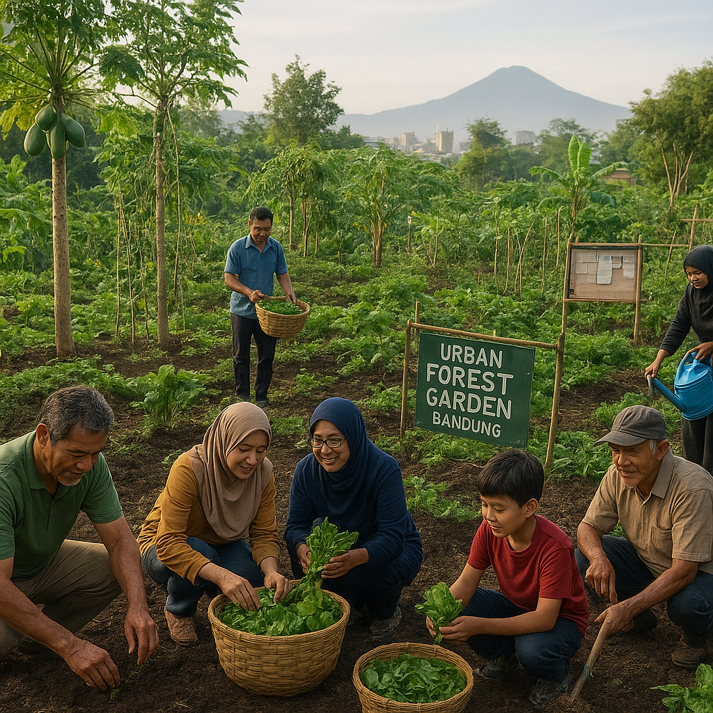 Konsep 'Urban Forest Garden' di Kota Bandung Tingkatkan Ketahanan Pangan Perkotaan