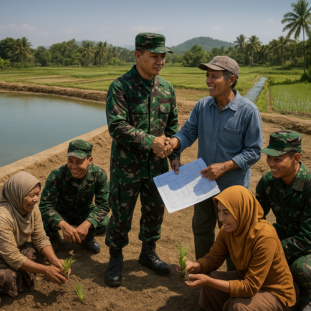 Program 'Panglima Tanah' Libatkan TNI AD dalam Pembangunan Embung dan Pertanian Terintegrasi