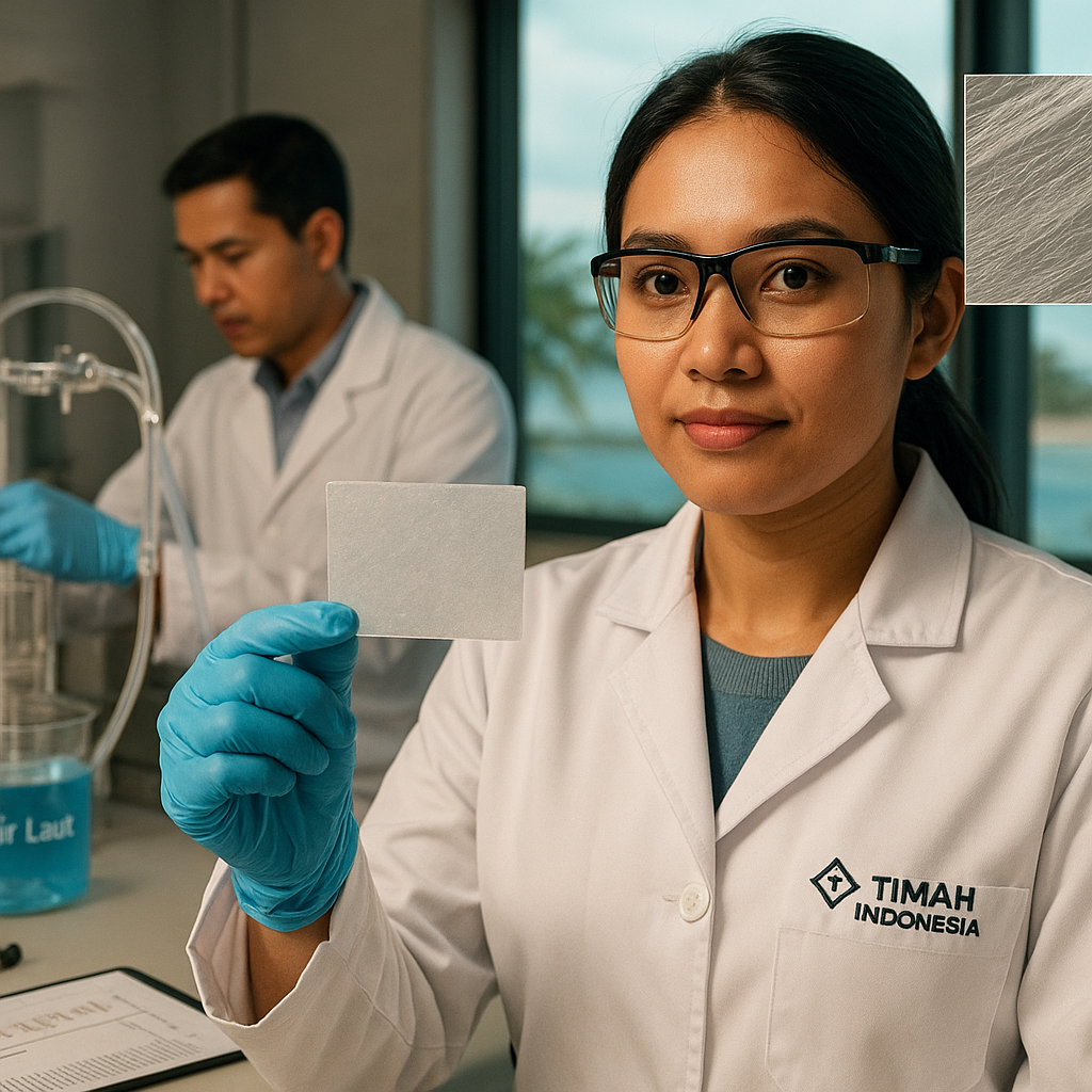 Inovasi Membran Grafena Oksida dari Timah Indonesia untuk Desalinasi Air Laut yang Efisien