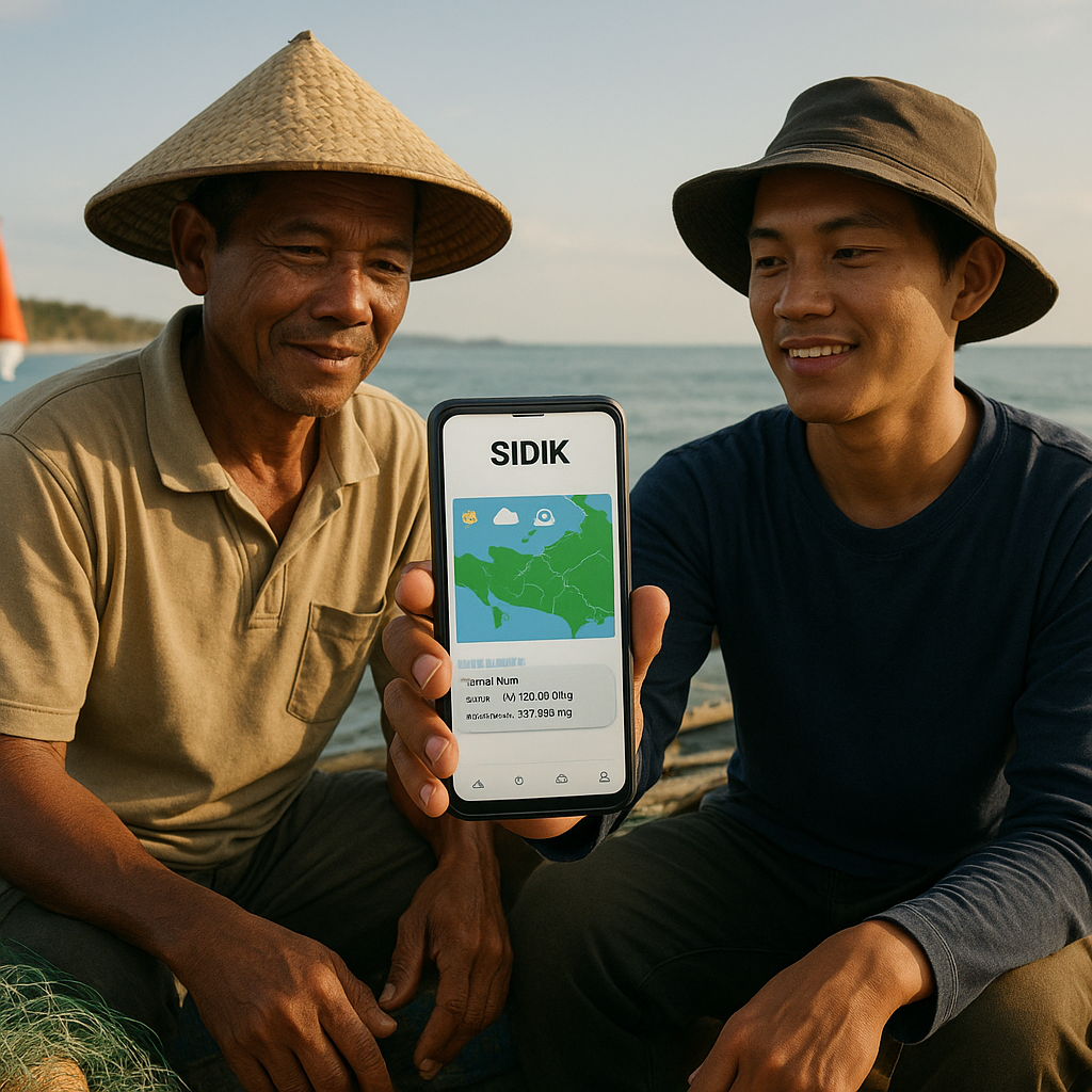 Aplikasi 'SIDIK' Bantu Nelayan Pantau Zona Tangkap Ramah Lingkungan dan Harga Ikan
