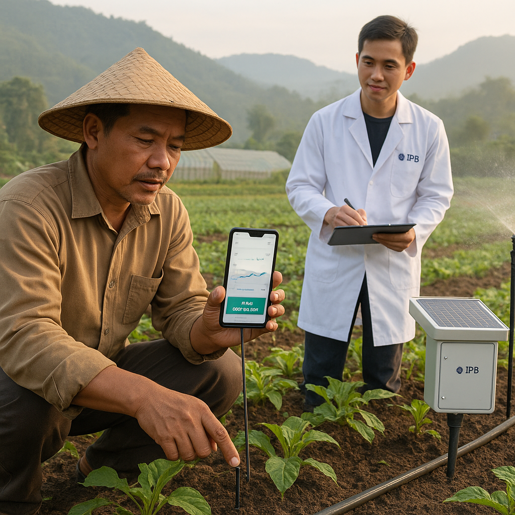 Pertanian Presisi IoT di Jawa Barat: Irigasi Pintar Hemat Air 30%