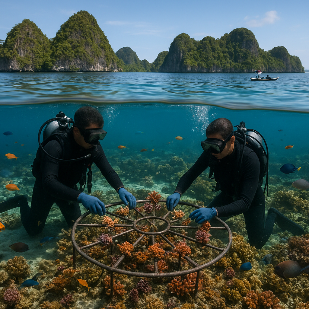 Transplantasi Terumbu Karang di Raja Ampat: Pemulihan Ekosistem dan Wisata Berkelanjutan
