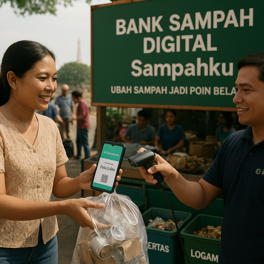 Bank Sampah Digital di Surabaya: Ubah Sampah Jadi Poin Belanja