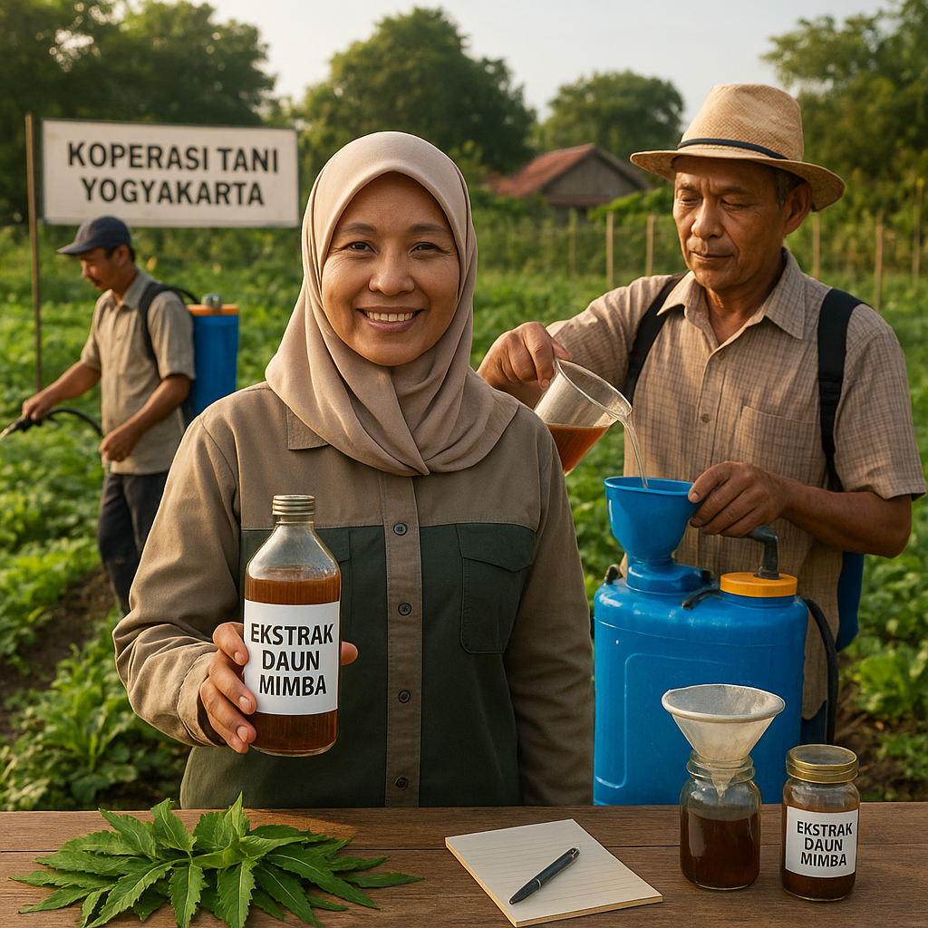 Inovasi Pestisida Nabati dari Daun Mimba untuk Tanaman Sayuran