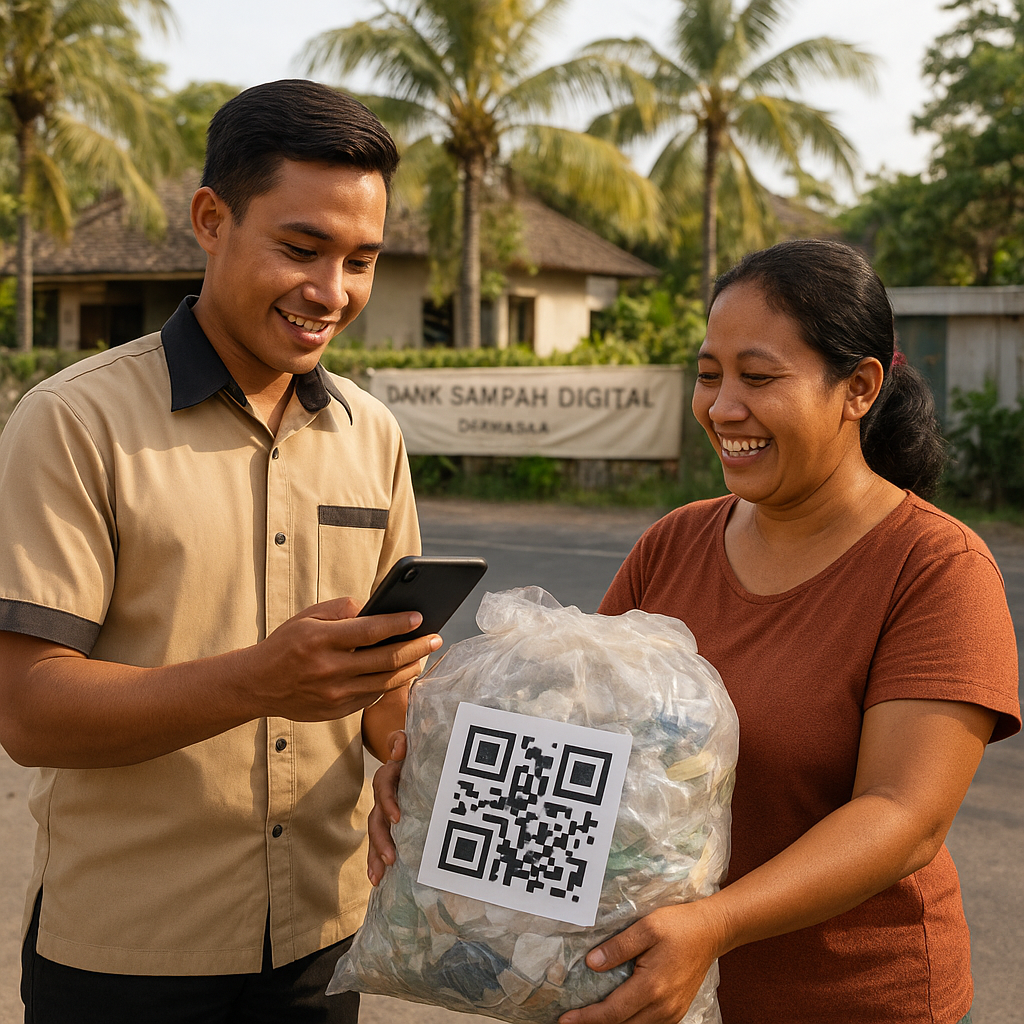 Bank Sampah Digital: Solusi Pengelolaan Sampah Berbasis QR Code di Bali