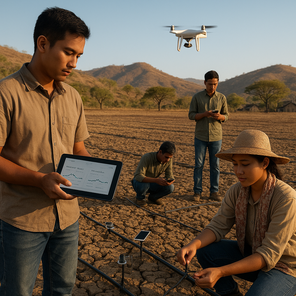 Petani Milenial Gunakan Drone dan IoT untuk Optimalkan Irigasi di Lahan Kering NTT