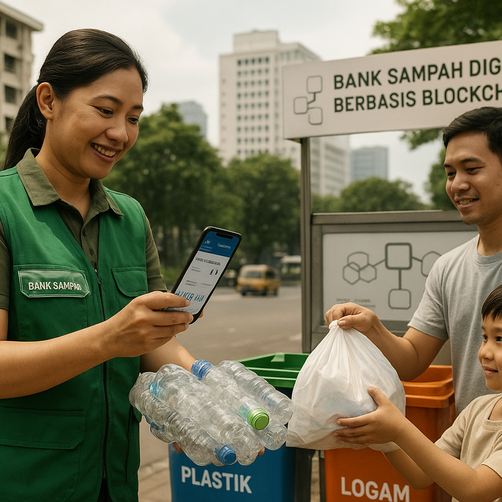 Bank Sampah Digital Berbasis Blockchain Dorong Ekonomi Sirkular di Jakarta