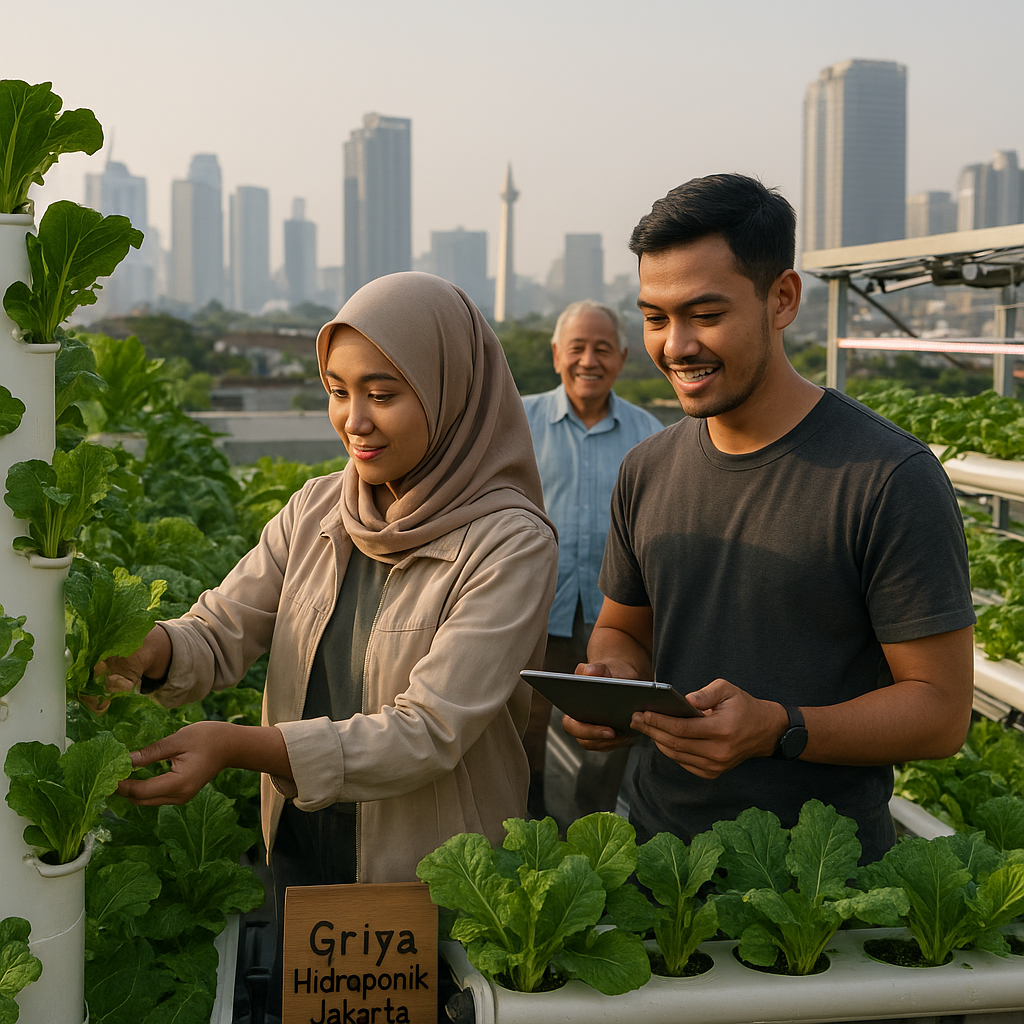 Griya Hidroponik Jakarta: Solusi Urban Farming di Tengah Krisis Ruang dan Pangan