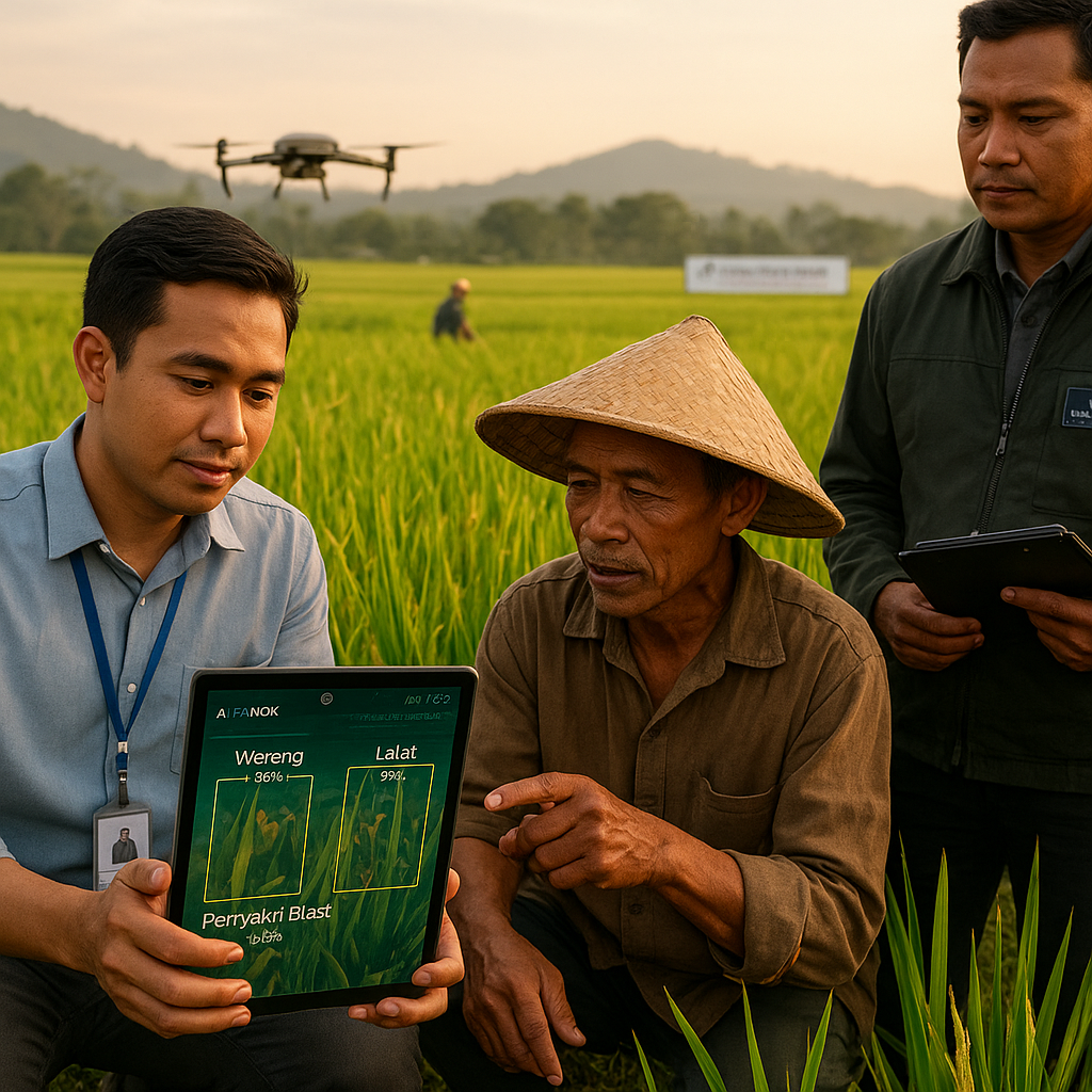 Aplikasi AI Deteksi Dini Hama dan Penyakit Tanaman Padi di Jawa Timur