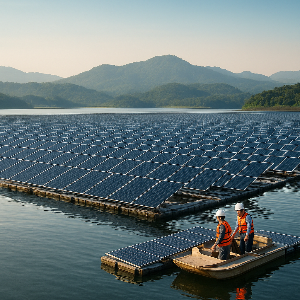 Panel Surya Apung di Waduk Cirata Hasilkan Listrik 150 MW untuk 100.000 Rumah